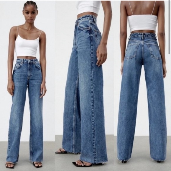 Zara Denim - ZARA ZW THE ‘90S FULL LENGTH DENIM JEANS - Medium Wash